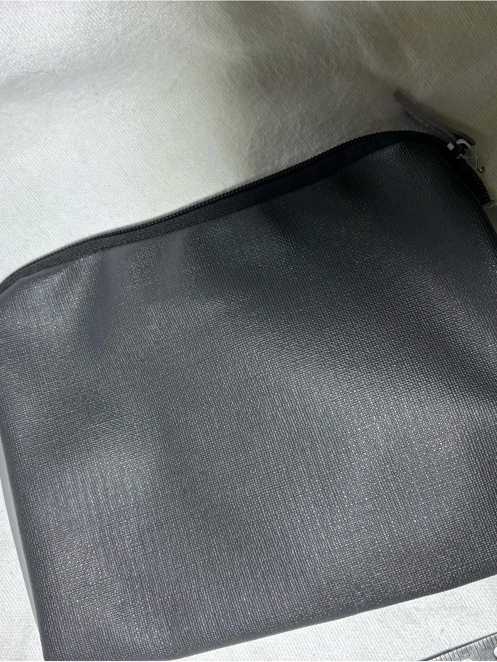 Tumi Two-Tone Black and Gray Toiletry Pouch